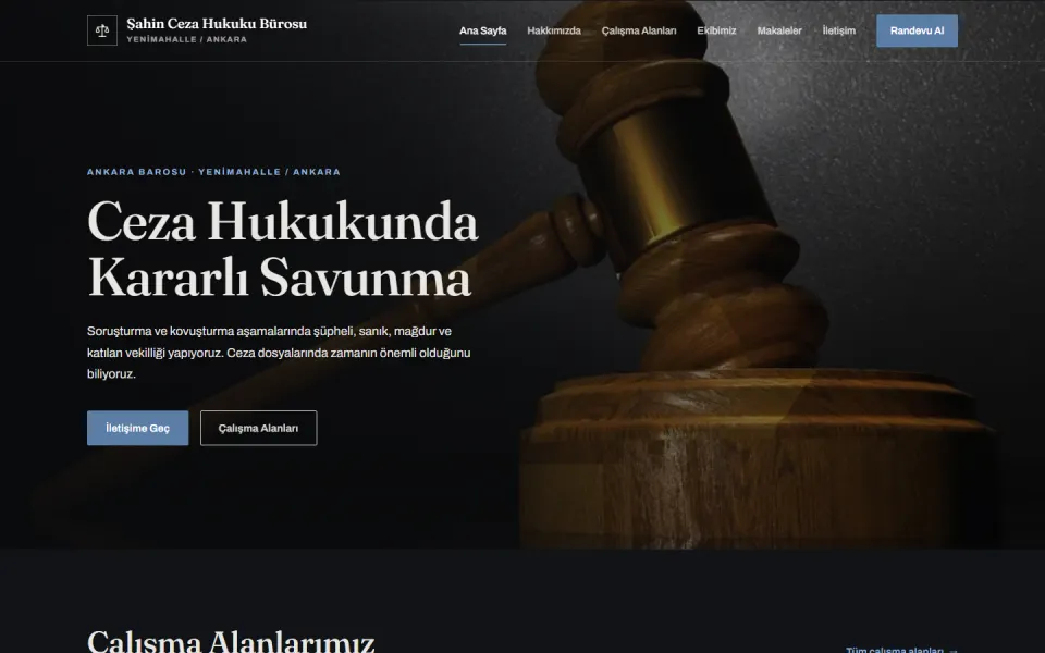Criminal Law — ücretsiz avukat web sitesi tasarımı