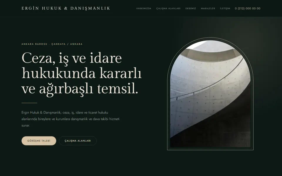 Lumière — ücretsiz avukat web sitesi tasarımı